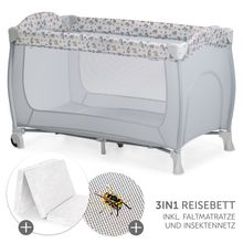 Reisebett Sparset - Sleep N Play Go Plus inkl. Alvi Reisebett-Matratze + Insektenschutz - Disney - Pooh Exploring