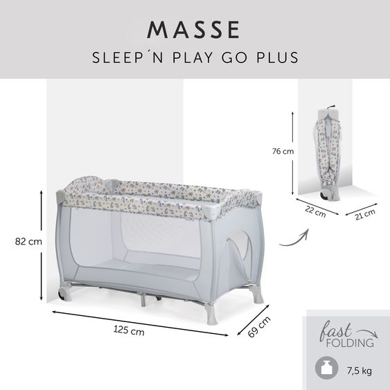 Hauck Reisebett Sparset - Sleep N Play Go Plus inkl. Alvi Reisebett-Matratze + Insektenschutz - Disney - Pooh Exploring