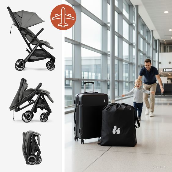 Hauck Poussette Canne & Poussette Sport Fly N Care - Pierre