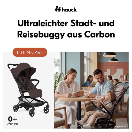 Hauck Reisebuggy & Sportwagen Lite N Care - Choco