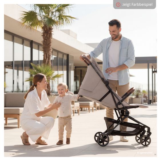 Hauck Reisebuggy & Sportwagen Lite N Care - inkl. GRATIS Schutzpaket - Olive