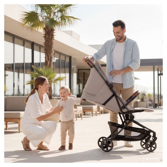 Hauck Reisebuggy & Sportwagen Lite N Care - Sandy Taupe