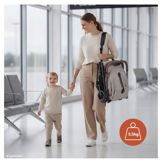 Hauck Reisebuggy & Sportwagen Lite N Care - Sandy Taupe