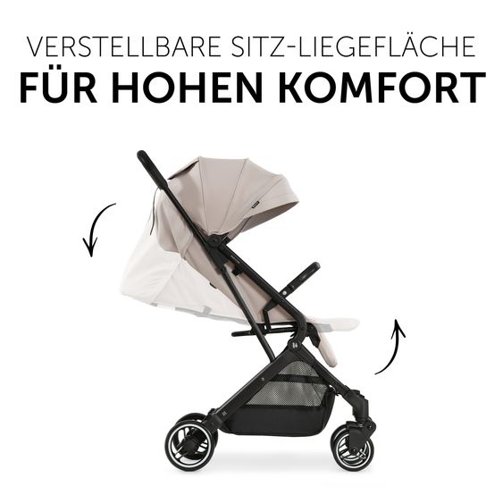 Hauck Travel buggy & stroller Travel N Care incl. buggy steering wheel - Beige