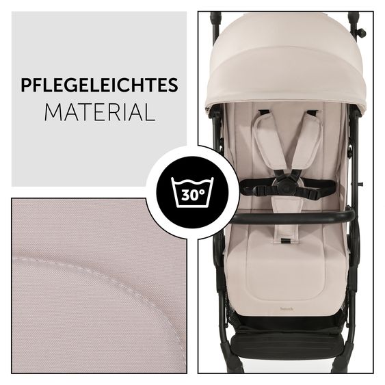 Hauck Travel buggy & stroller Travel N Care incl. buggy steering wheel - Beige