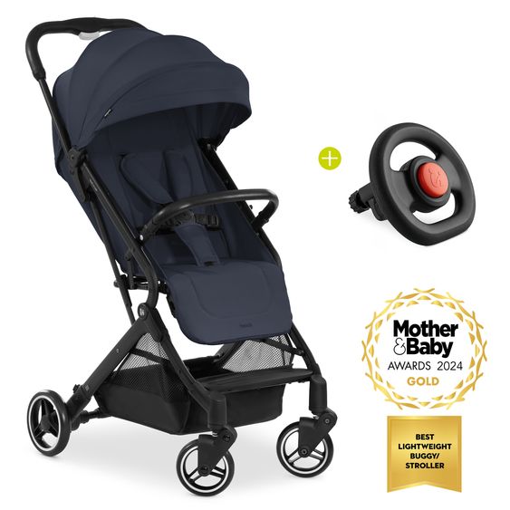 Hauck Travel buggy & stroller Travel N Care incl. buggy steering wheel - Navy Blue