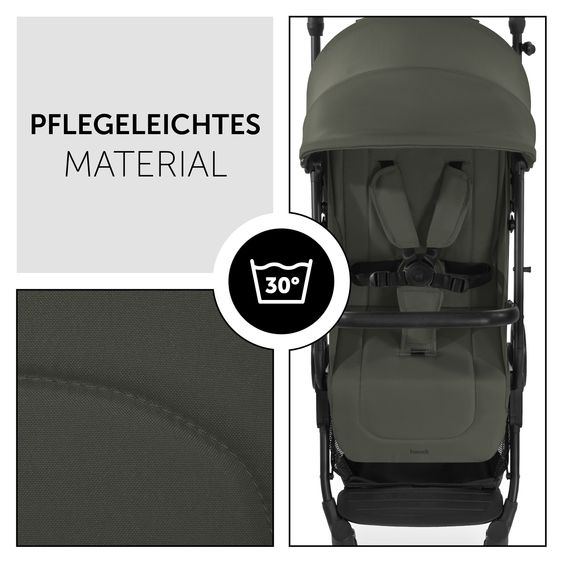 Hauck Travel buggy & stroller Travel N Care incl. Comfort Seat Pad - Dark Olive