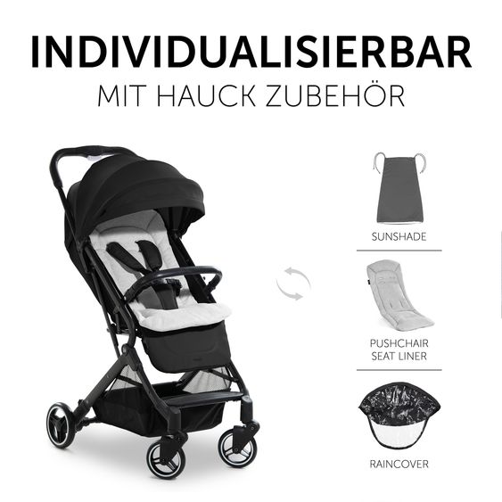 Hauck Travel buggy & stroller Travel N Care incl. Changing Backpack Deuter Pack N Walk - Black