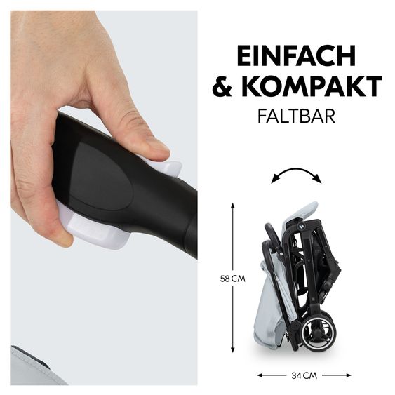 Hauck Reisebuggy & Sportwagen Travel N Care mit Liegefunktion inkl. Komfort Sitzauflage - Disney Simba