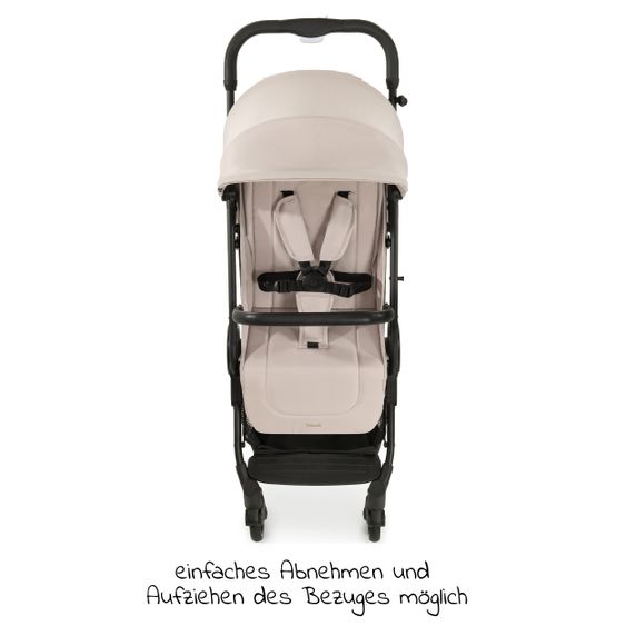 Hauck Reisebuggy & Sportwagen Travel N Care mit Liegefunktion, nur 6,8 kg (bis 22 kg belastbar) - Beige