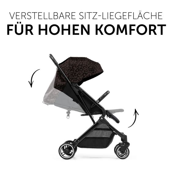 Hauck Reisebuggy & Sportwagen Travel N Care mit Liegefunktion, nur 6,8 kg (bis 22 kg belastbar) - Leo