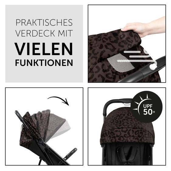 Hauck Reisebuggy & Sportwagen Travel N Care mit Liegefunktion, nur 6,8 kg (bis 22 kg belastbar) - Leo