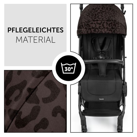 Hauck Reisebuggy & Sportwagen Travel N Care mit Liegefunktion, nur 6,8 kg (bis 22 kg belastbar) - Leo