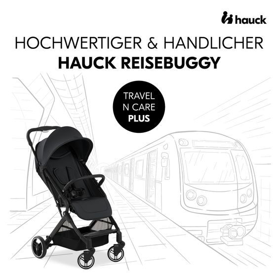Hauck Travel buggy & stroller Travel N Care Plus incl. Comfort Seat Pad - Black