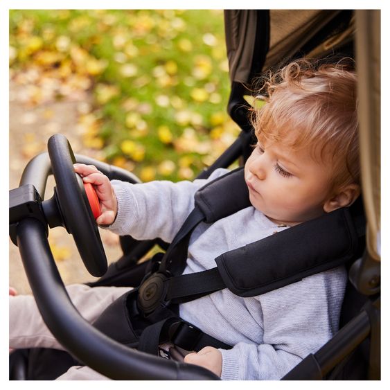 Hauck Travel buggy & stroller Travel N Care Plus incl. Comfort Seat Pad & Buggy Steering Wheel - Black