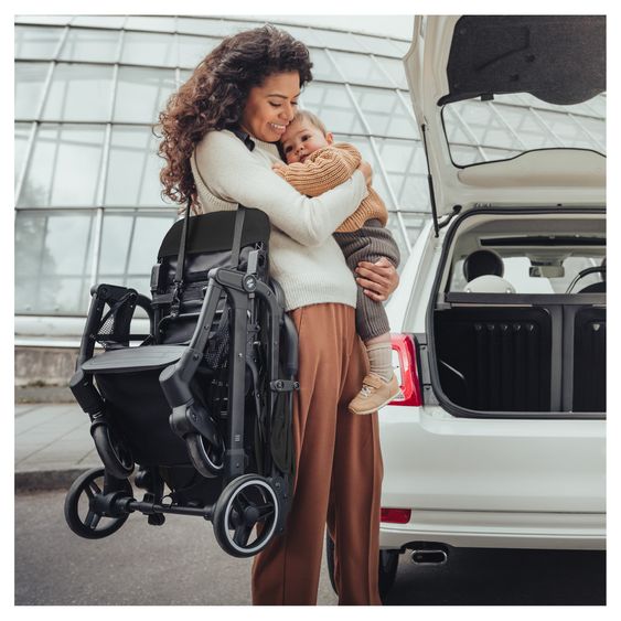 Hauck Travel buggy & stroller Travel N Care Plus incl. Comfort Seat Pad & Buggy Steering Wheel - Black