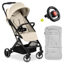 Travel buggy & stroller Travel N Care Plus incl. Comfort Seat Pad & Buggy Steering Wheel - Vanilla