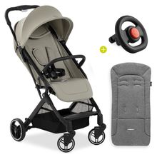 Travel buggy & stroller Travel N Care Plus incl. Comfort Seat Pad & Buggy Steering Wheel - Velvet Olive