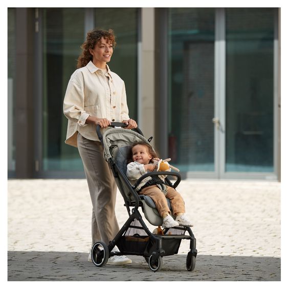 Hauck Travel buggy & stroller Travel N Care Plus incl. Comfort Seat Pad & Buggy Steering Wheel - Velvet Olive