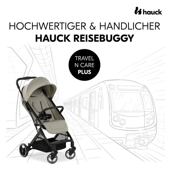 Hauck Travel buggy & stroller Travel N Care Plus incl. Comfort Seat Pad - Velvet Olive