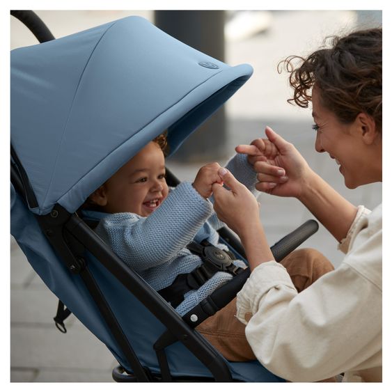 Hauck Reisebuggy & Sportwagen Travel N Care Plus inkl. Wickelrucksack Deuter Pack N Walk - Dusty Blue