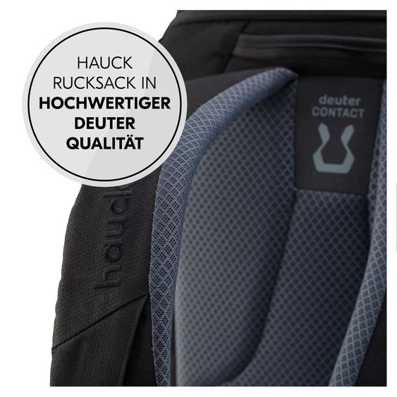 Hauck Reisebuggy & Sportwagen Travel N Care Plus inkl. Wickelrucksack Deuter Pack N Walk - Dusty Blue