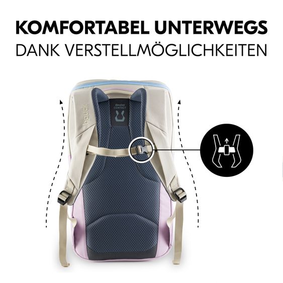 Hauck Reisebuggy & Sportwagen Travel N Care Plus inkl. Wickelrucksack Deuter Pack N Walk - Hazelnut