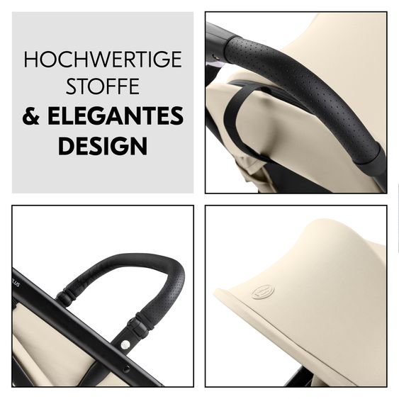 Hauck Reisebuggy & Sportwagen Travel N Care Plus inkl. Wickelrucksack Deuter Pack N Walk - Vanilla