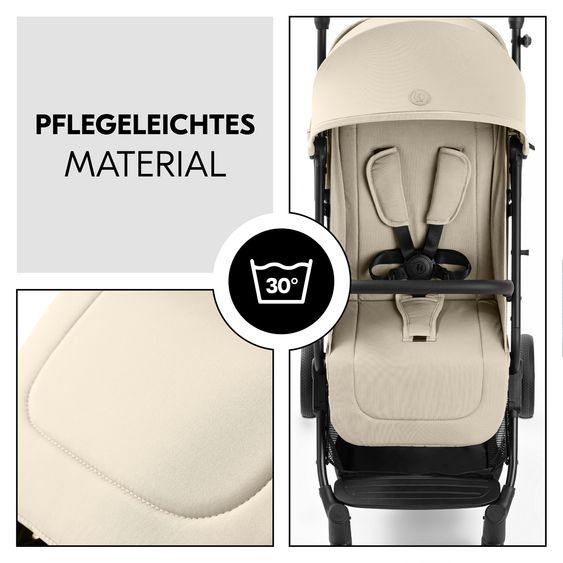 Hauck Reisebuggy & Sportwagen Travel N Care Plus inkl. Wickelrucksack Deuter Pack N Walk - Vanilla