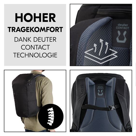 Hauck Reisebuggy & Sportwagen Travel N Care Plus inkl. Wickelrucksack Deuter Pack N Walk - Velvet Olive