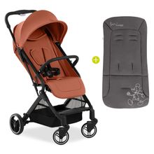 Reisebuggy & Sportwagen Travel N Care Plus mit Liegefunktion inkl. Komfort Sitzauflage Disney Mickey Mouse - Cork