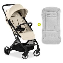 Reisebuggy & Sportwagen Travel N Care Plus mit Liegefunktion inkl. Komfort Sitzauflage - Vanilla