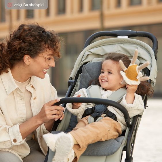 Hauck Reisebuggy & Sportwagen Travel N Care Plus mit Liegefunktion inkl. Komfort Sitzauflage - Vanilla