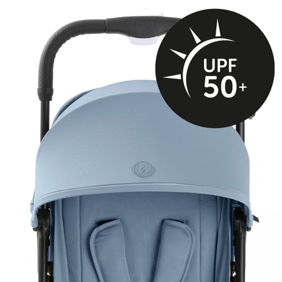 Hauck Reisebuggy & Sportwagen Travel N Care Plus mit Liegefunktion, nur 7,2 kg (bis 22kg belastbar) - Dusty Blue