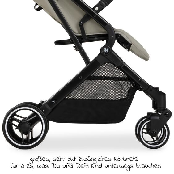 Hauck Reisebuggy & Sportwagen Travel N Care Plus mit Liegefunktion, nur 7,2 kg (bis 22kg belastbar) - Velvet Olive