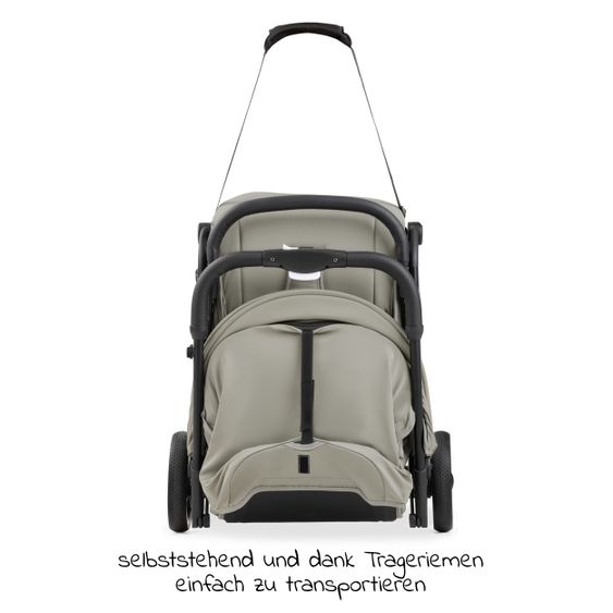 Hauck Reisebuggy & Sportwagen Travel N Care Plus mit Liegefunktion, nur 7,2 kg (bis 22kg belastbar) - Velvet Olive