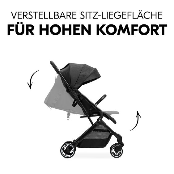 Hauck Reisebuggy & Sportwagen Travel N Care Set inkl. Kinderwagen Organizer (Liegefunktion, nur 6,8 kg) - Disney 100