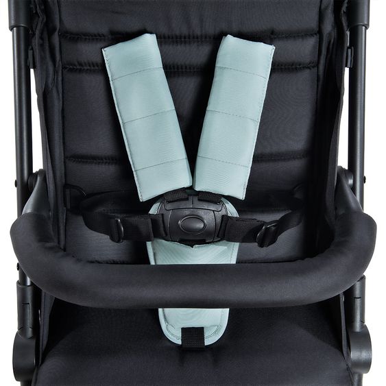 Hauck Reisebuggy Sunny (mit einer Hand faltbar, bis 25 kg belastbar) - Mint-Black