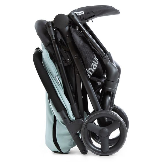 Hauck Reisebuggy Sunny (mit einer Hand faltbar, bis 25 kg belastbar) - Mint-Black