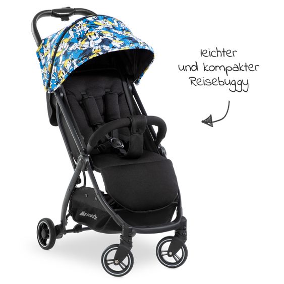 Hauck Reisebuggy Swift X mit Einhand-Autofold und Tragegurt (nur 6,3 kg) - inkl. Komfort-Verdeck - Disney - Donald Duck