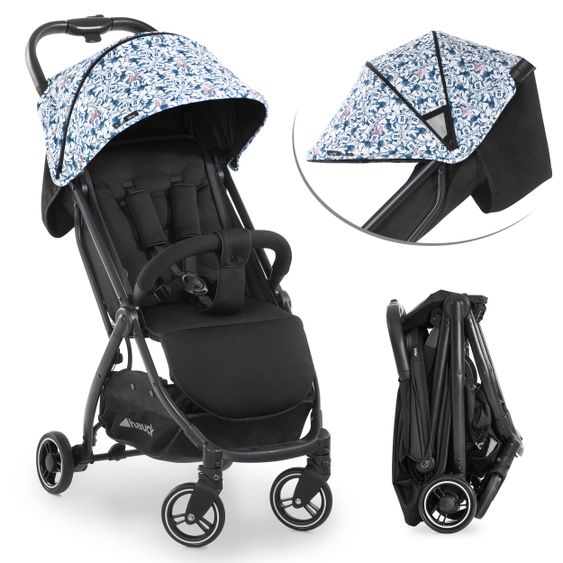 Hauck Reisebuggy Swift X mit Einhand-Autofold und Tragegurt (nur 6,3 kg) - inkl. Komfort-Verdeck - Disney - Minnie