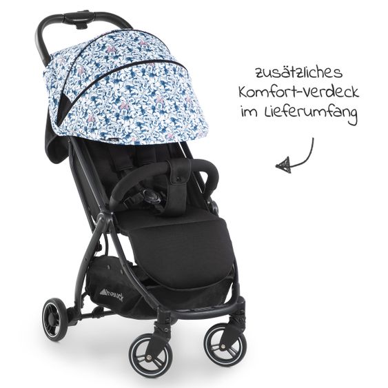 Hauck Reisebuggy Swift X mit Einhand-Autofold und Tragegurt (nur 6,3 kg) - inkl. Komfort-Verdeck - Disney - Minnie