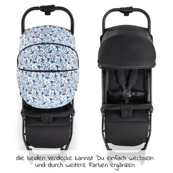 Hauck Reisebuggy Swift X mit Einhand-Autofold und Tragegurt (nur 6,3 kg) - inkl. Komfort-Verdeck - Disney - Minnie