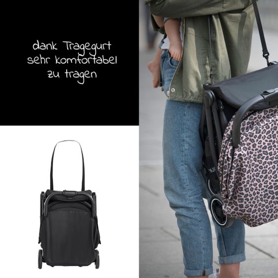 Hauck Reisebuggy Swift X mit Einhand-Autofold und Tragegurt (nur 6,3 kg) - inkl. Komfort-Verdeck - Neon Yellow
