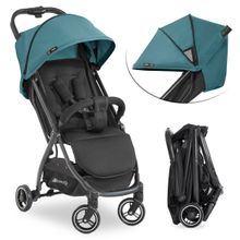 Reisebuggy Swift X mit Einhand-Autofold und Tragegurt (nur 6,3 kg) - inkl. Komfort-Verdeck - Petrol