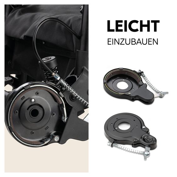 Hauck Reparatur Set Bremsen für Kinderwagen Runner 3 - Brake Kit - Black