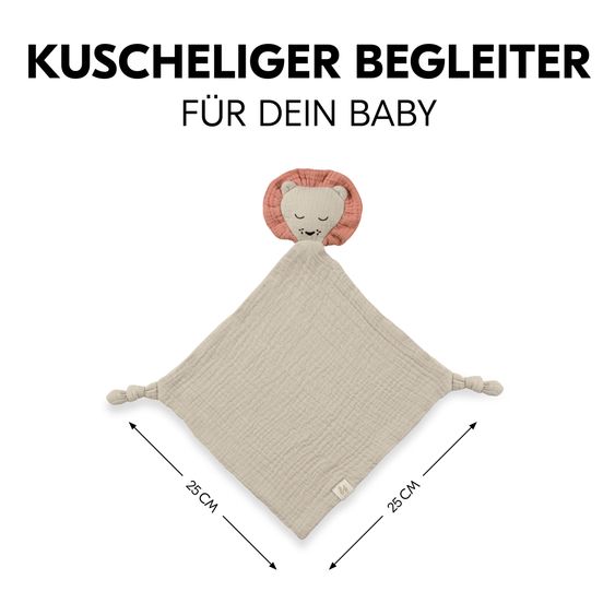 Hauck Schnuffeltuch Cuddle N Play Animals - Lion Beige