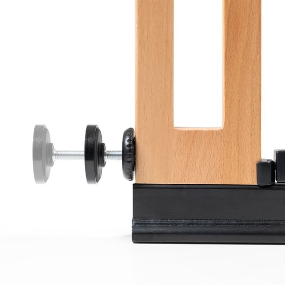 Hauck Schutzgitter Clear Step Easyclose Eco - Beech