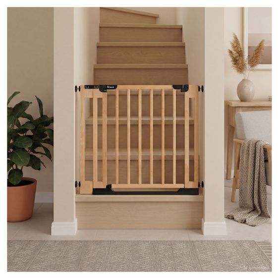 Hauck Schutzgitter Verlängerung für Tür- und Treppenschutzgitter 9 cm - Beech