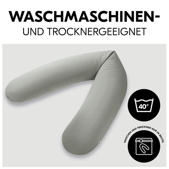 Hauck Schwangerschafts- und Stillkissen - Nurse N Care (190 cm Länge) - Anthracite